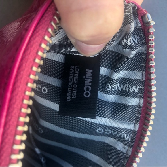 Mimco Pink Leather Pouch - Picture 6 of 8